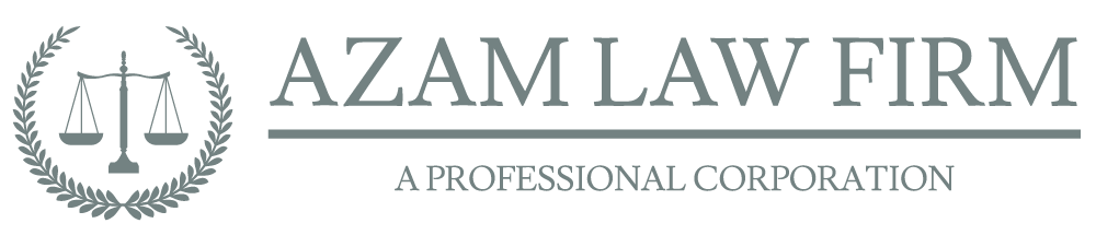 Azam Law Firm. A professional corporation.