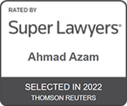Rated By Super Lawyers | Ahmad Azam | Selected In 2022 Thomson Reuters