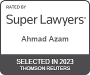 Rated By Super Lawyers | Ahmad Azam | Selected In 2023 Thomson Reuters
